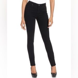 Style & Co black mid rise curvy fit skinny jeans 4P